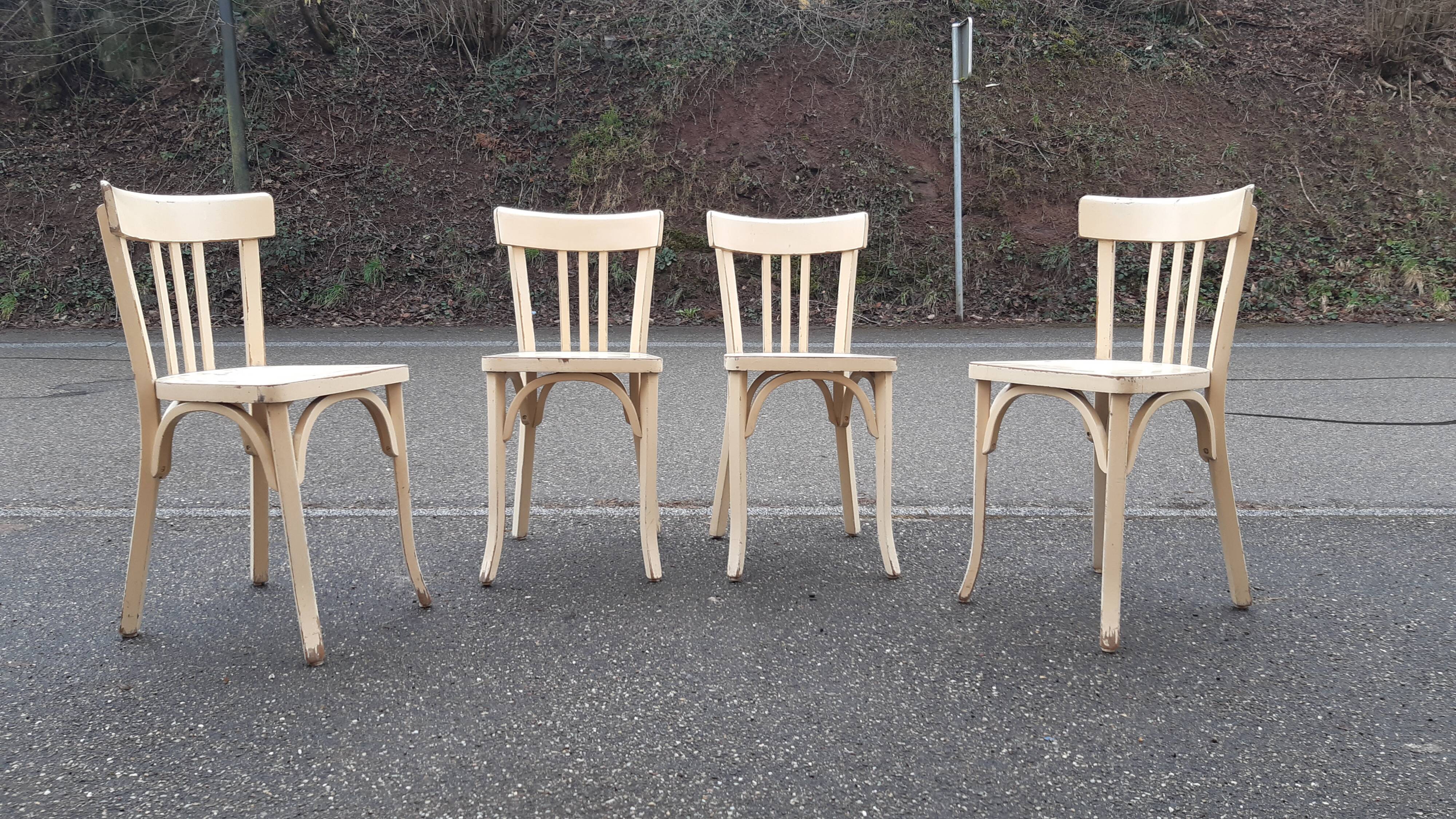 Chaises bistrot campagne shabby chic