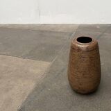 Brutalist mid-century studio ceramic vase by Sybille Karrenberg-Dresler, 1960s.