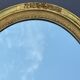 Old oval mirror medallion gilded wood & stucco louis XVI style  49x59cm