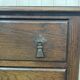 1930s English oak chest of drawers