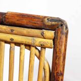 Rattan recliner chair, Bauhaus 1930