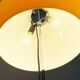 Lampadaire Lucerna jaune Space Age de Guzzini, Italie années 1960