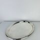 Vintage oval silver-plated tray