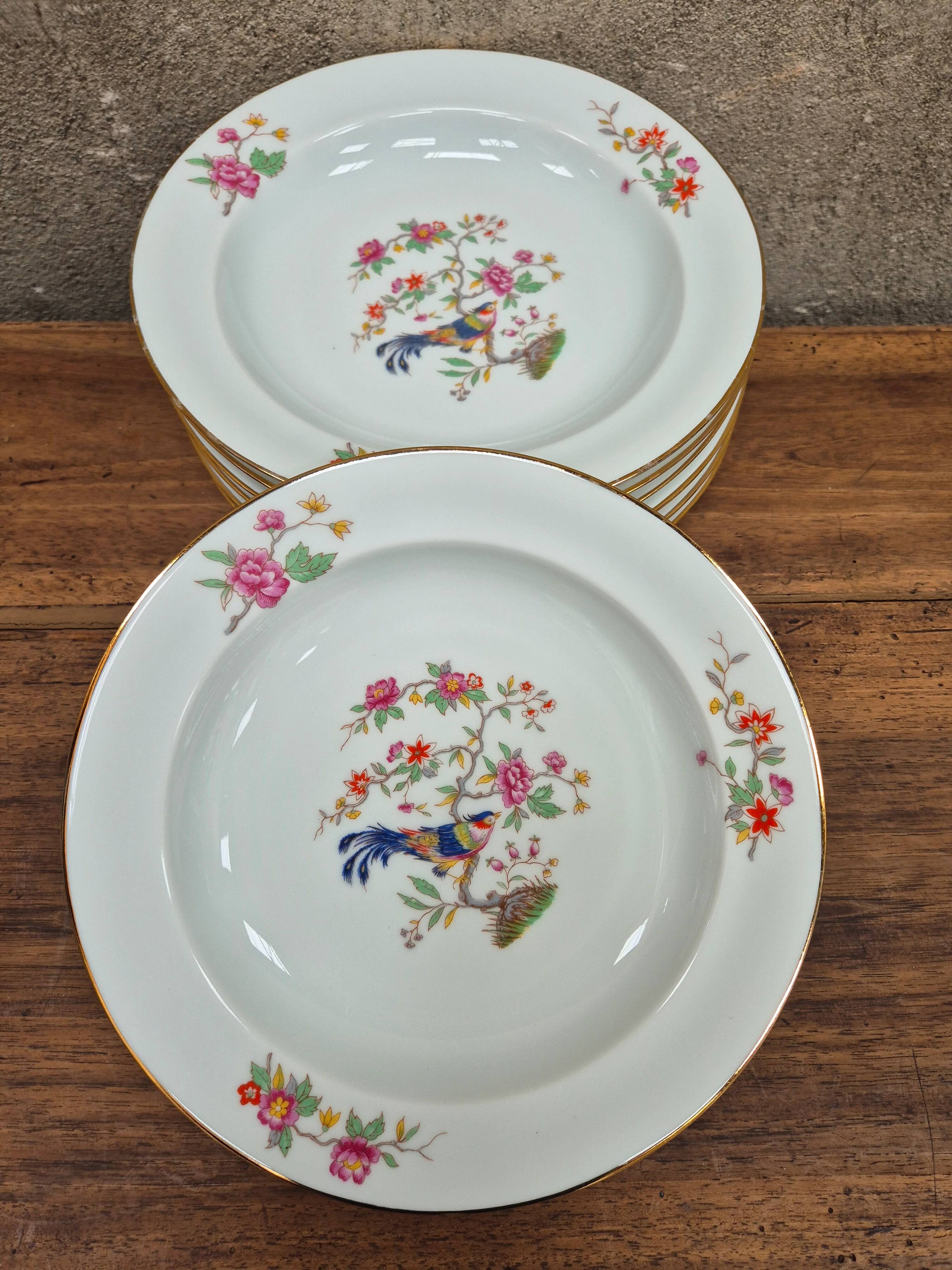 Limoges porcelain tableware