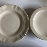 Product BHV Plate mounted cakes in ivory faience 1950 neo classic