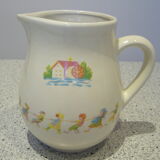 Retro pitcher with naive decorations