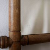 Bamboo effect wooden mirror