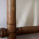 Miroir en bois effet bambou