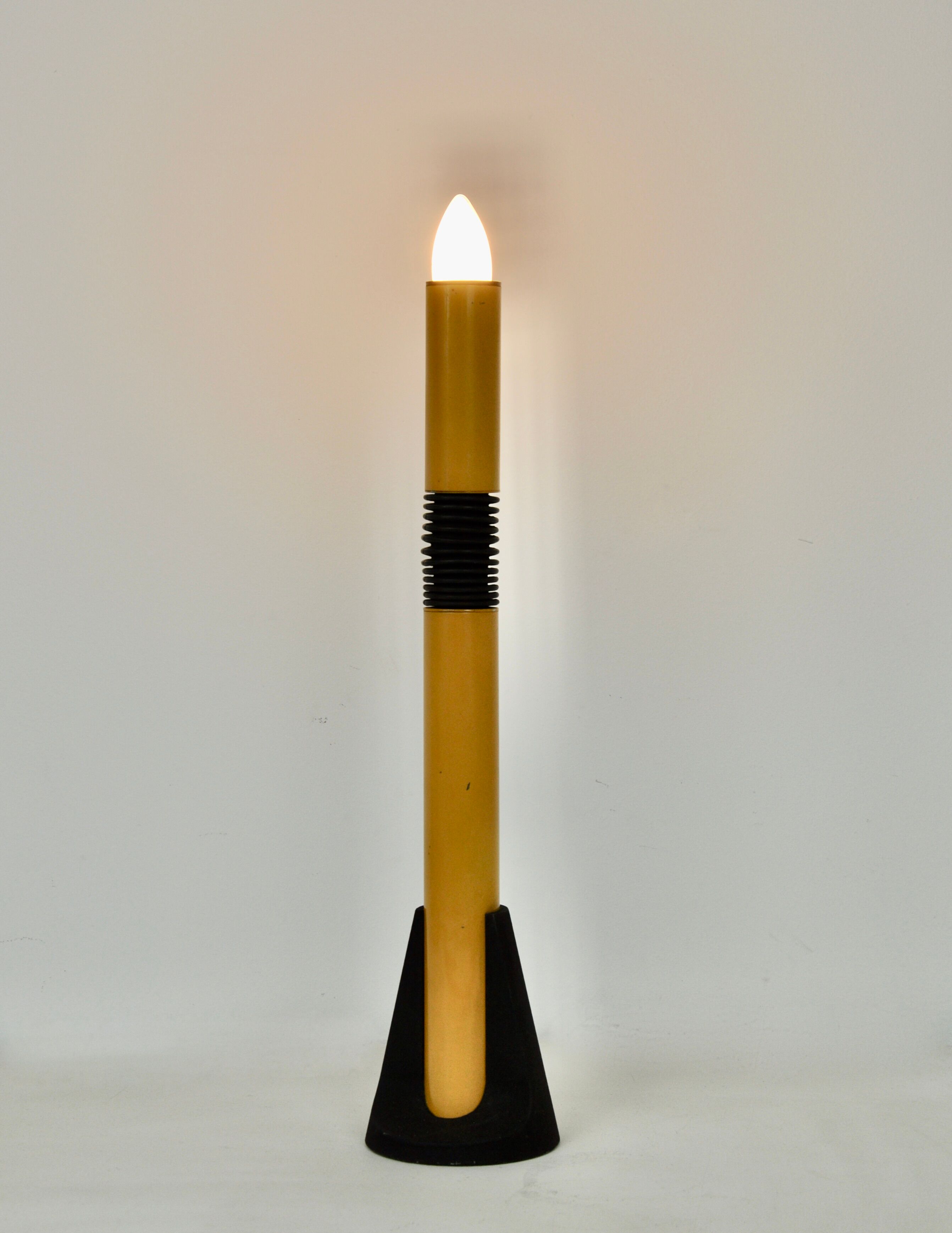 Yellow periscope table lamp by Danilo Aroldi for Stilnovo, 1960S