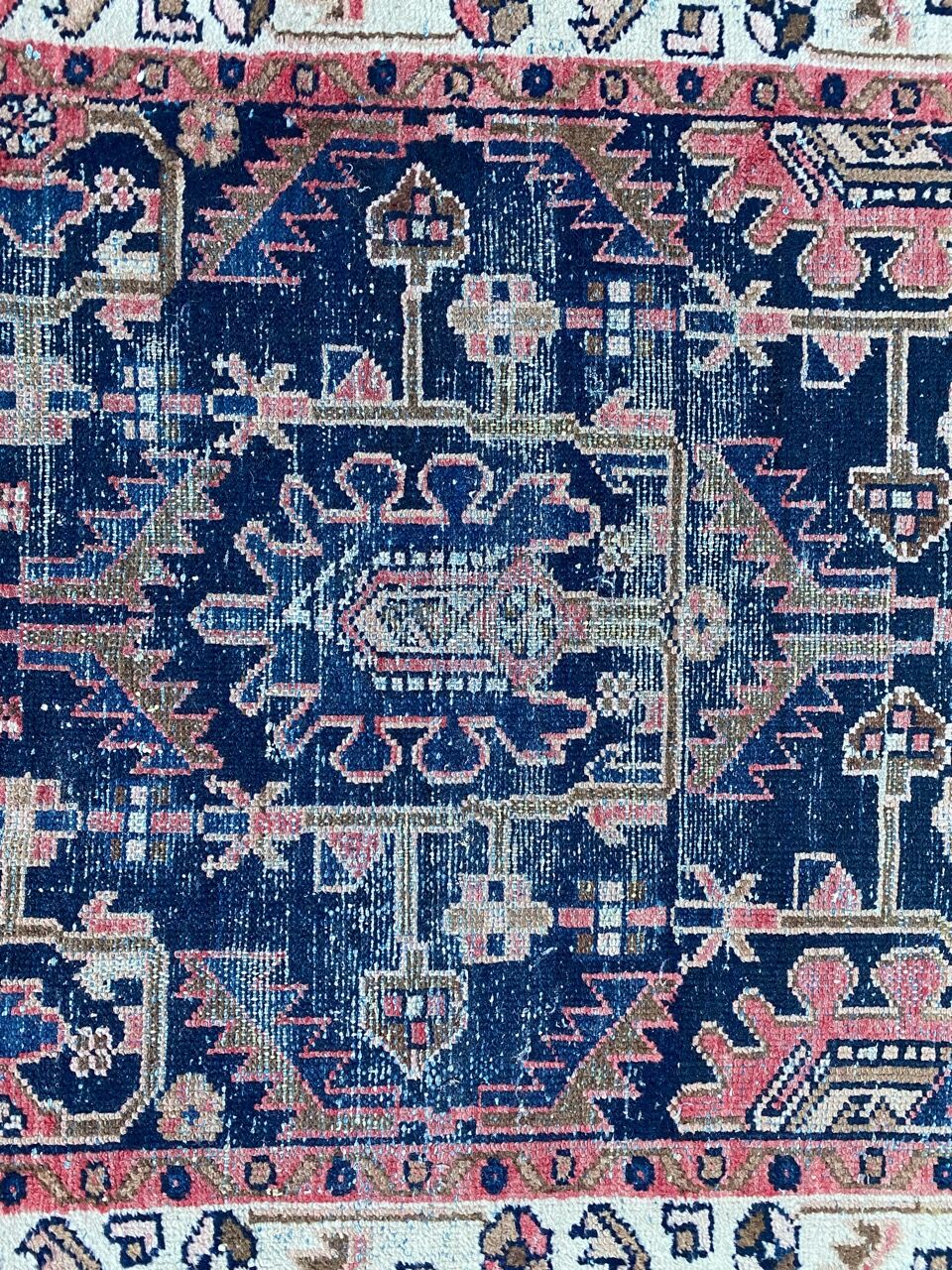 Ancient Persian carpet Hamadan handmade 94x145 cm