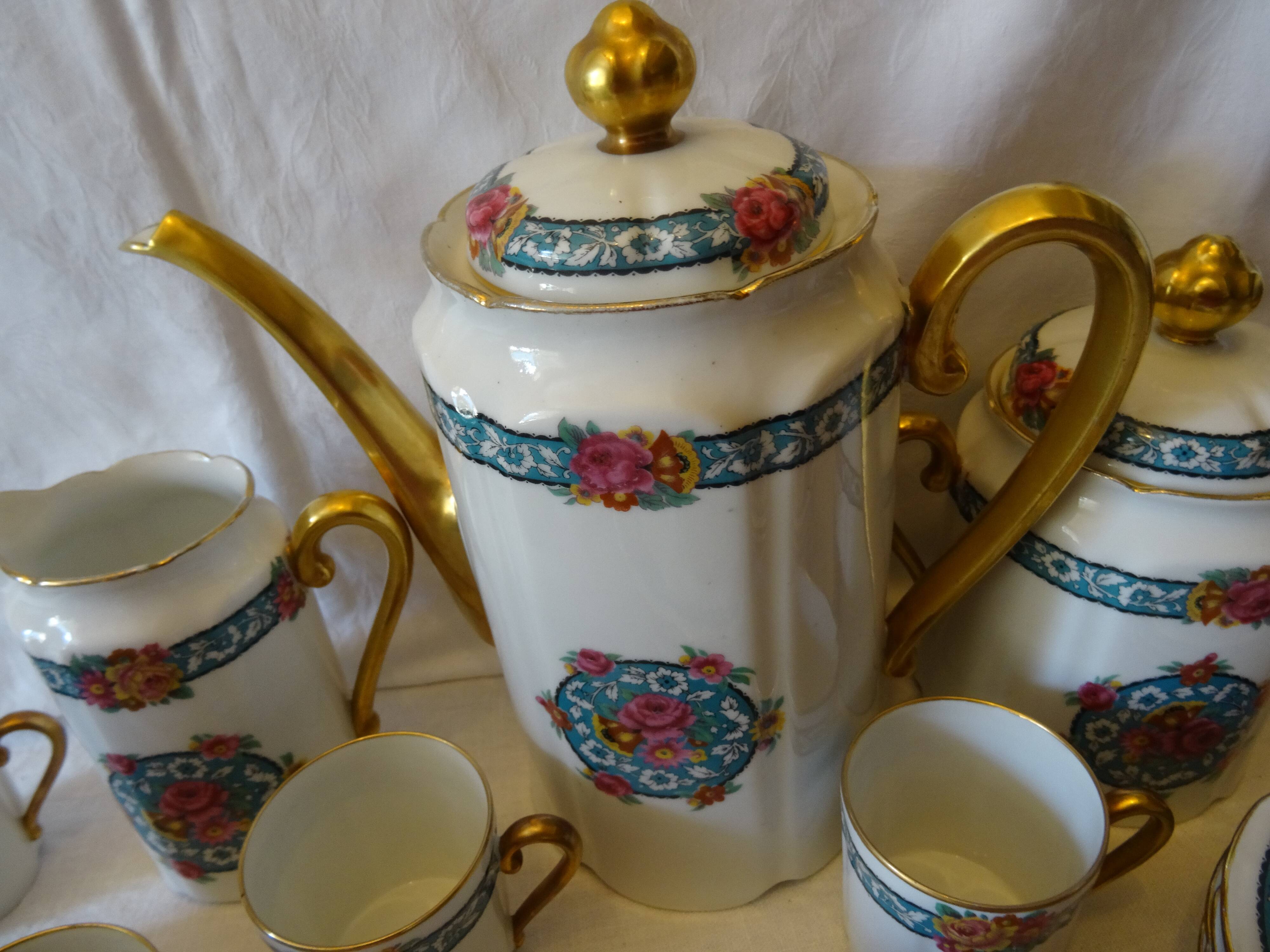 Vintage limoges coffee service