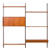 Kai Kristiansen teak wall unit with a desk, FM Mobler 1960s