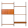 Kai Kristiansen teak wall unit with a desk, FM Mobler 1960s