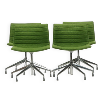 4 fauteuils Katifa verts Danemark