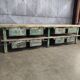 Industrial workbench – metal drawer cabinet with 8 drawers
