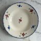 Mary-Lou hand-painted deep plate Digoin Sarreguemines