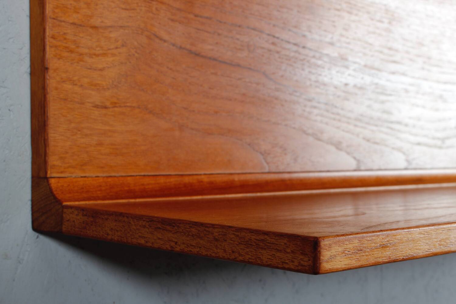 Dänisches Teak Wandregal Pedersen & Hansen 60er 70er Vintage