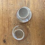 2 egg cups with saucers - Vallauris Mello Frères