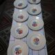 8 Agnès soup plates / KG Lunéville