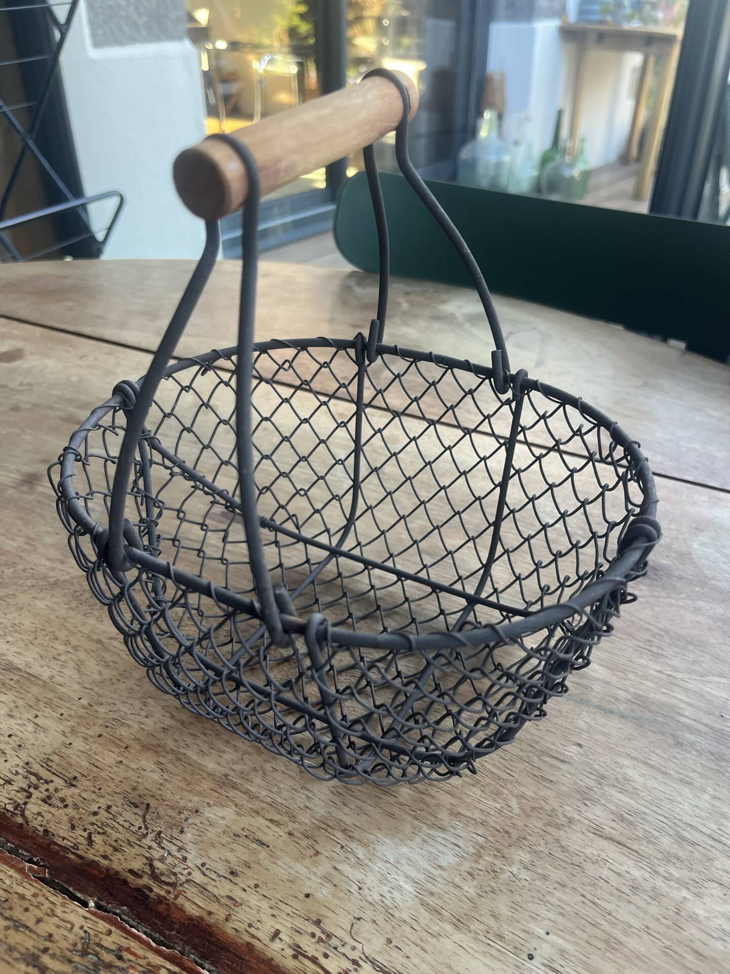 Mini panier en grillage
