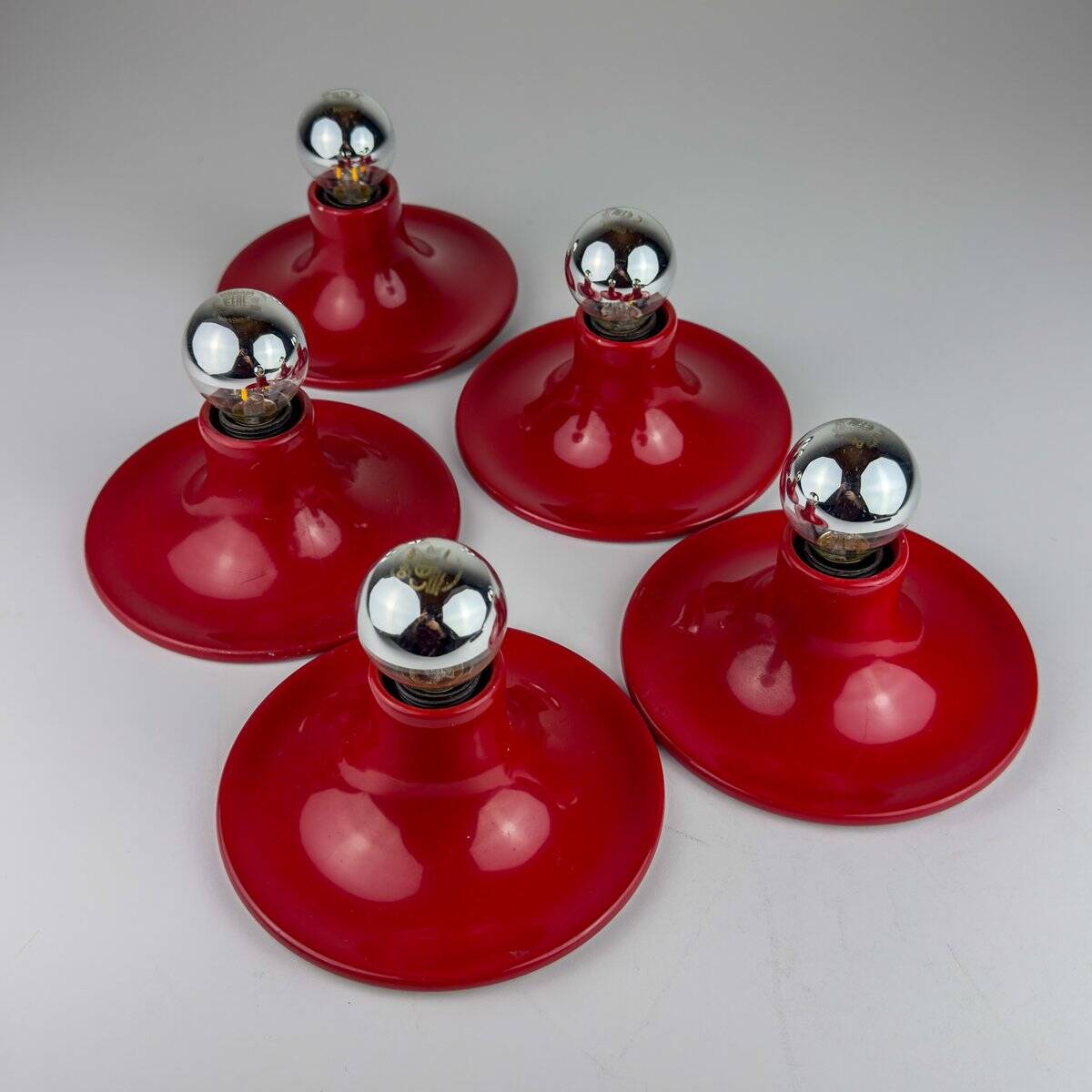 Mid-century modern Italian wall light by Targetti Sankey, 1970s.