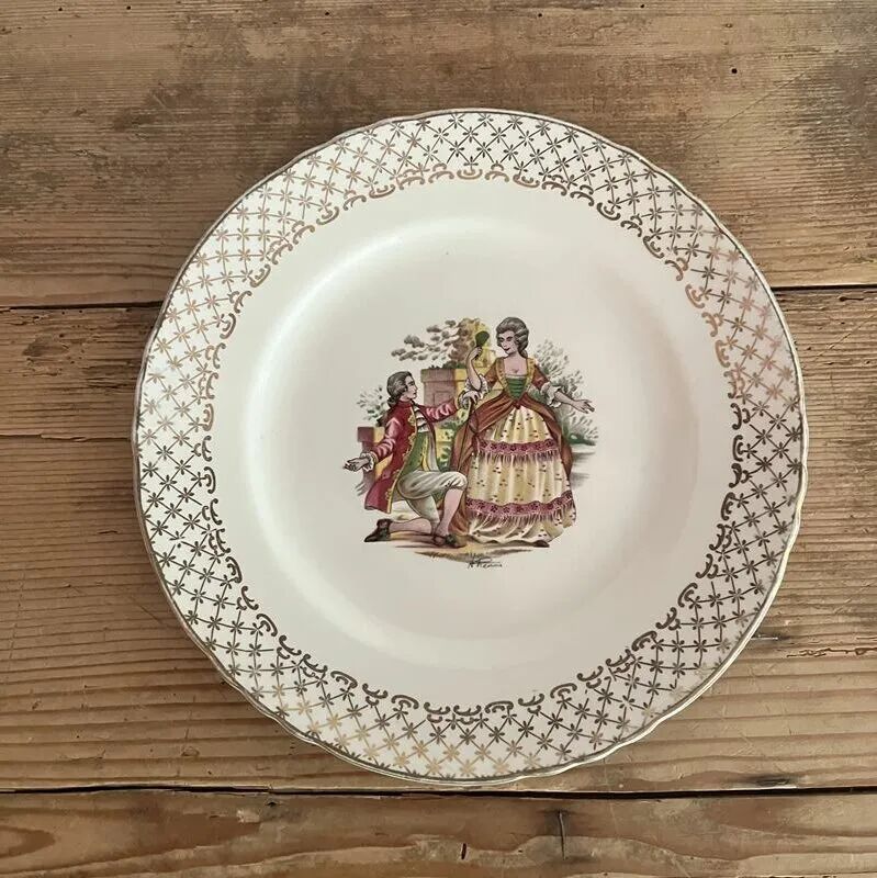 Vintage dessert plates "Marquise"