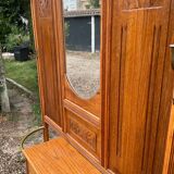 Art Deco oak cloakroom
