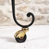 Wrought iron side table