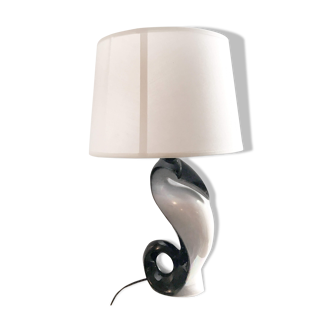 Penguin ceramic lamp