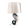 Lampe céramique pingouin