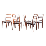 Ensemble de 6 chaises modèle 82 en teck par Niels O. Møller, Danemark