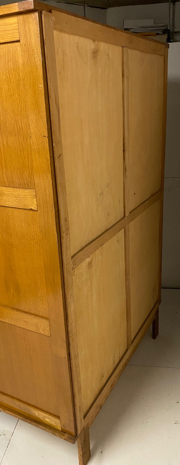 Vintage wardrobe with compass feet