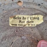 Handmade vintage sandstone wall vase