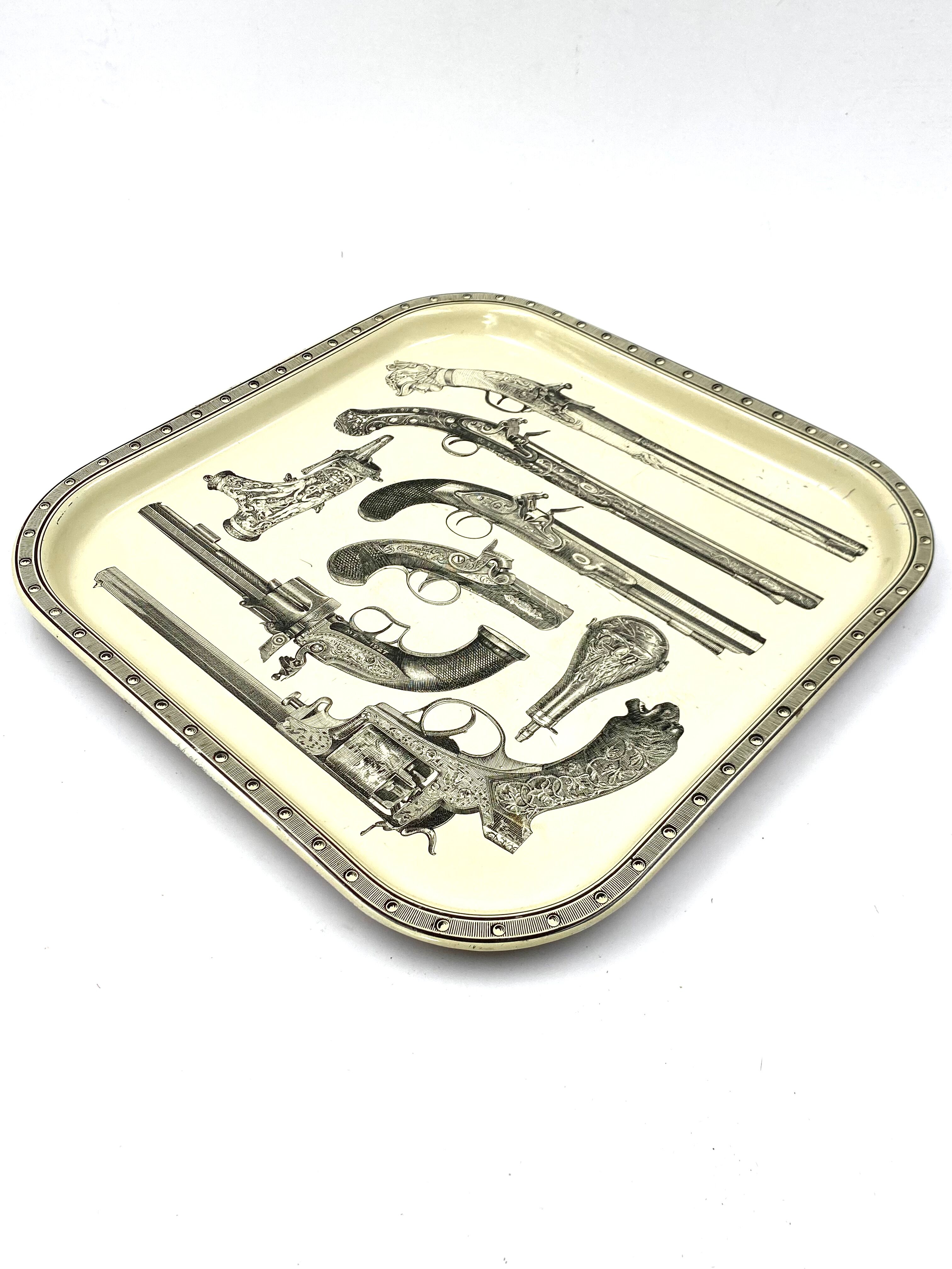 Piero Fornasetti, 'Guns' Tray, Atelier Fornasetti, ca. 1960