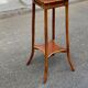 Vintage Art Nouveau shelf in solid wood and bamboo Maugrion Fran