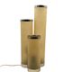 Hollywood regency fiberglass and brass table lamp, Italy 1970s