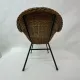 Mid-century design wicker chair, 1950s