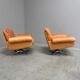 Paire de fauteuils De Sede DS31, Suisse, années 1970