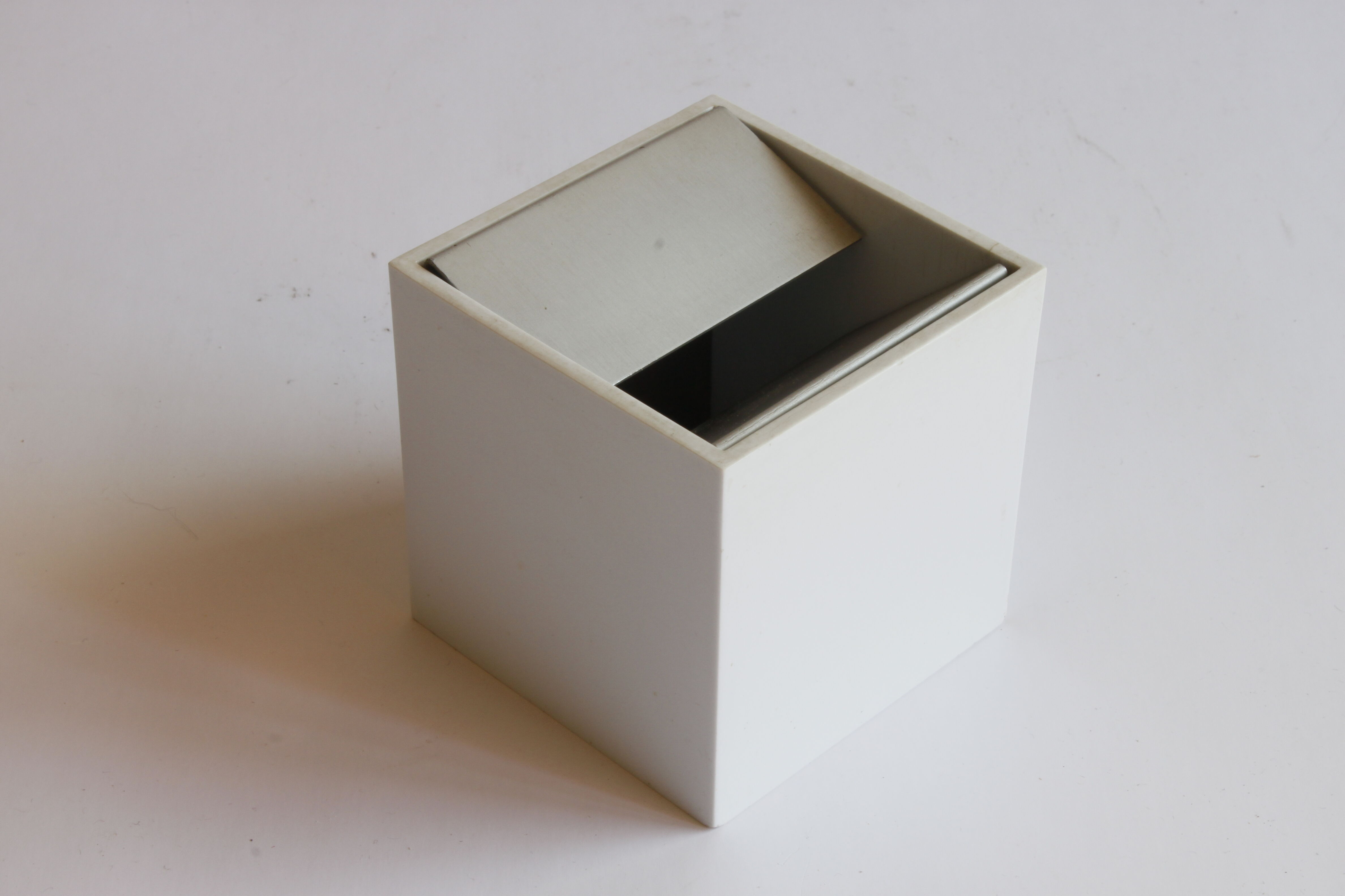 Bruno Munari Cubo L ashtray for Danese, 1957