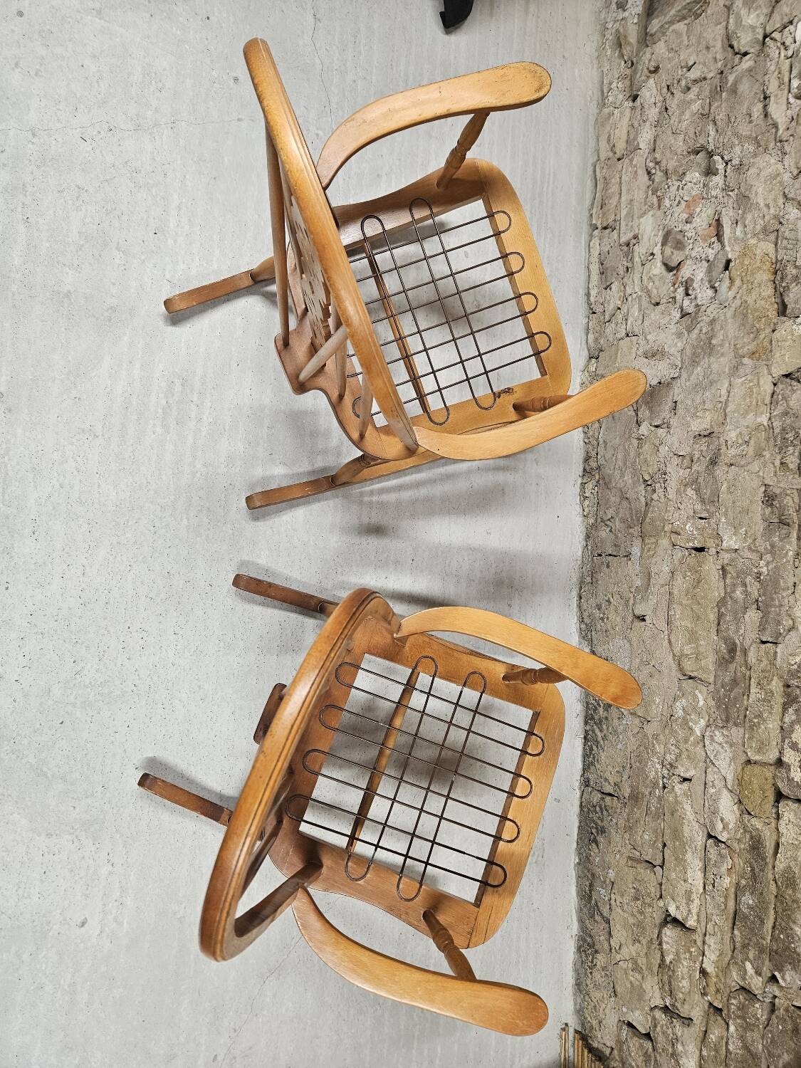 Pair of Windsor Rocking Chairs
