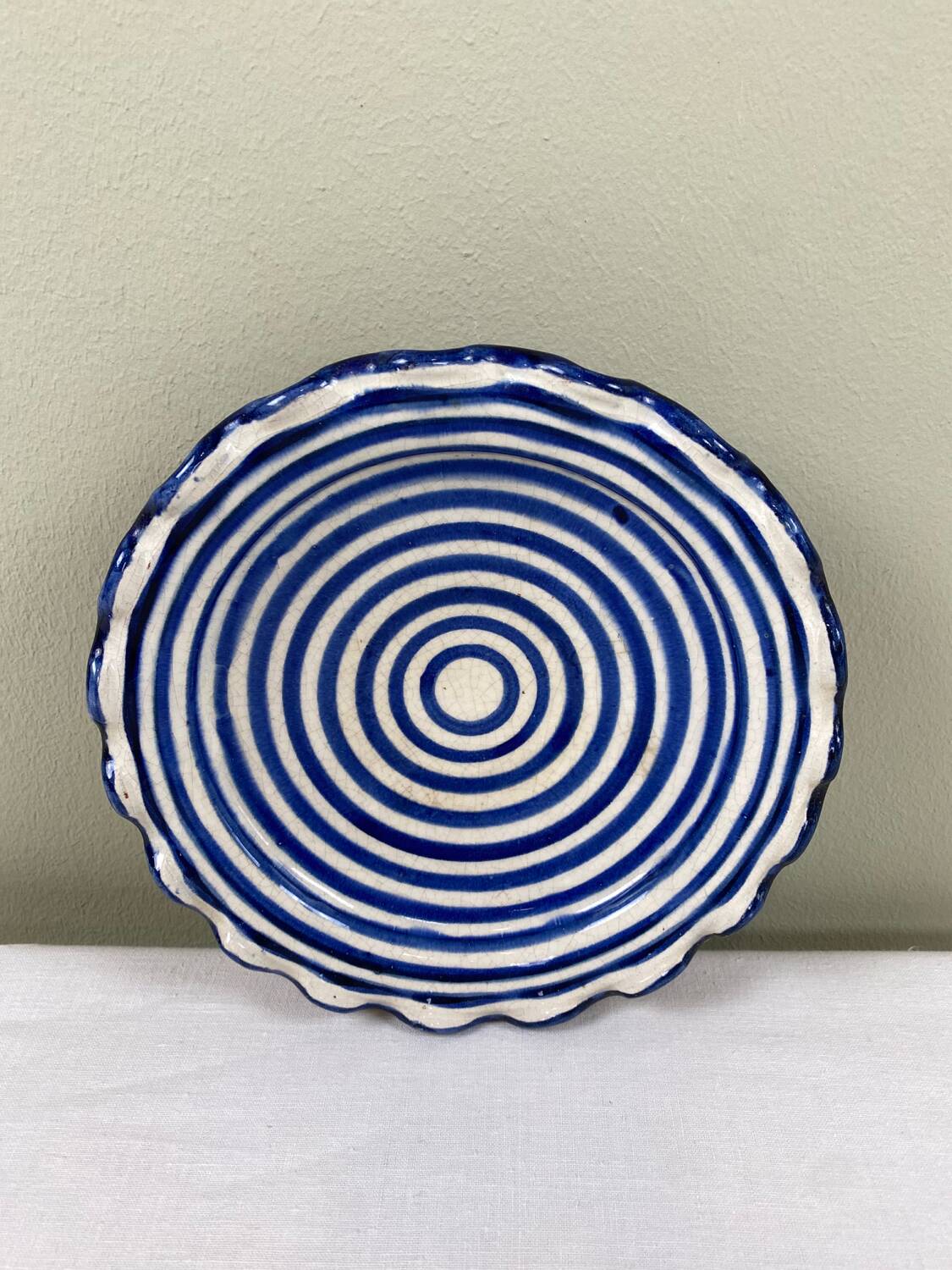 Decorative handcrafted plate