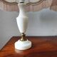 Paire de lampes vintage en albâtre