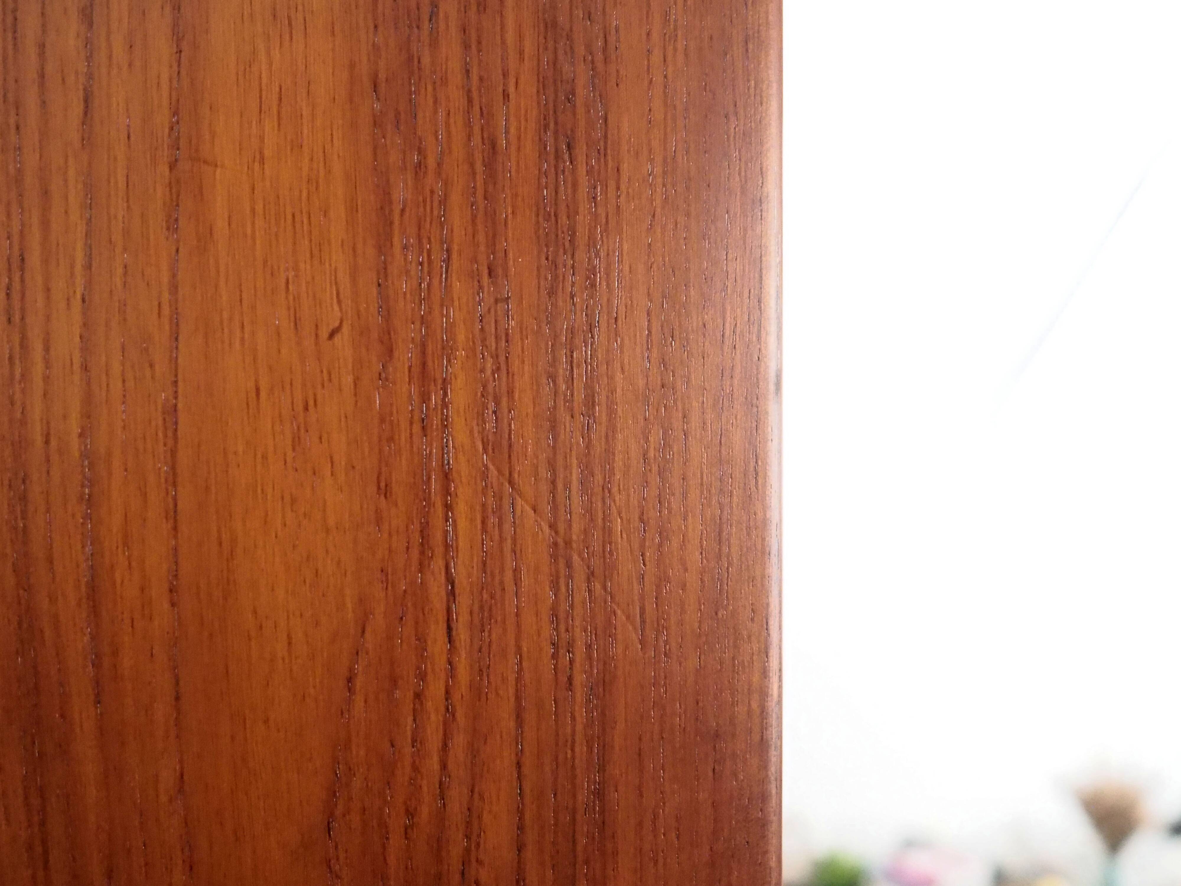 Teak bookcase, Danish design, 1970s, manufactured by Illums Bolighus