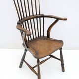 9th Century Fine English West Country Comb Back Windsor Chair