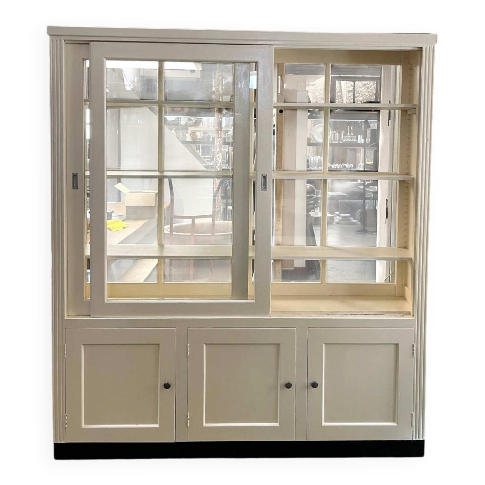 1950s Workshop Display Cabinet