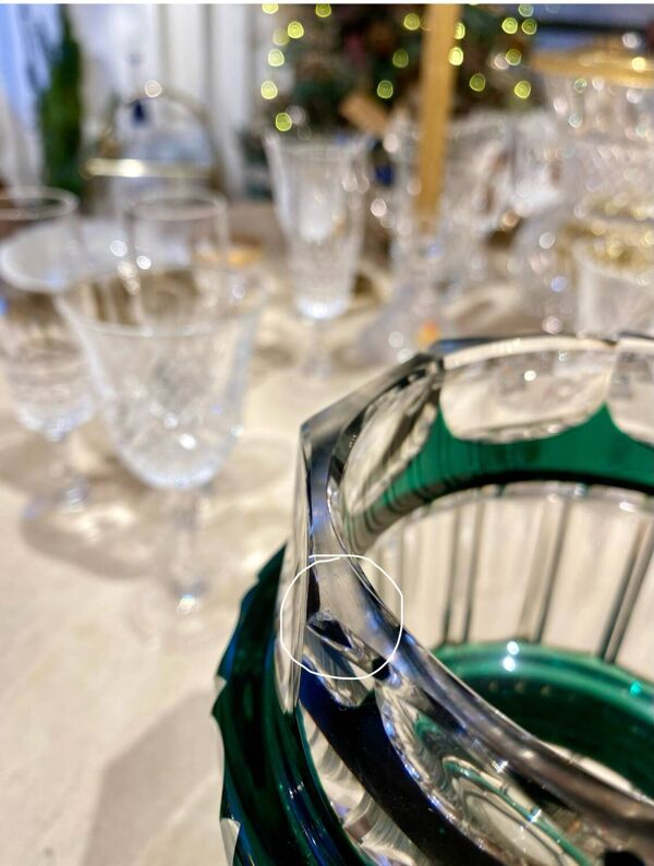 Vase cristal Val Saint Lambert