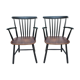Paire de fauteuils anciens en bois