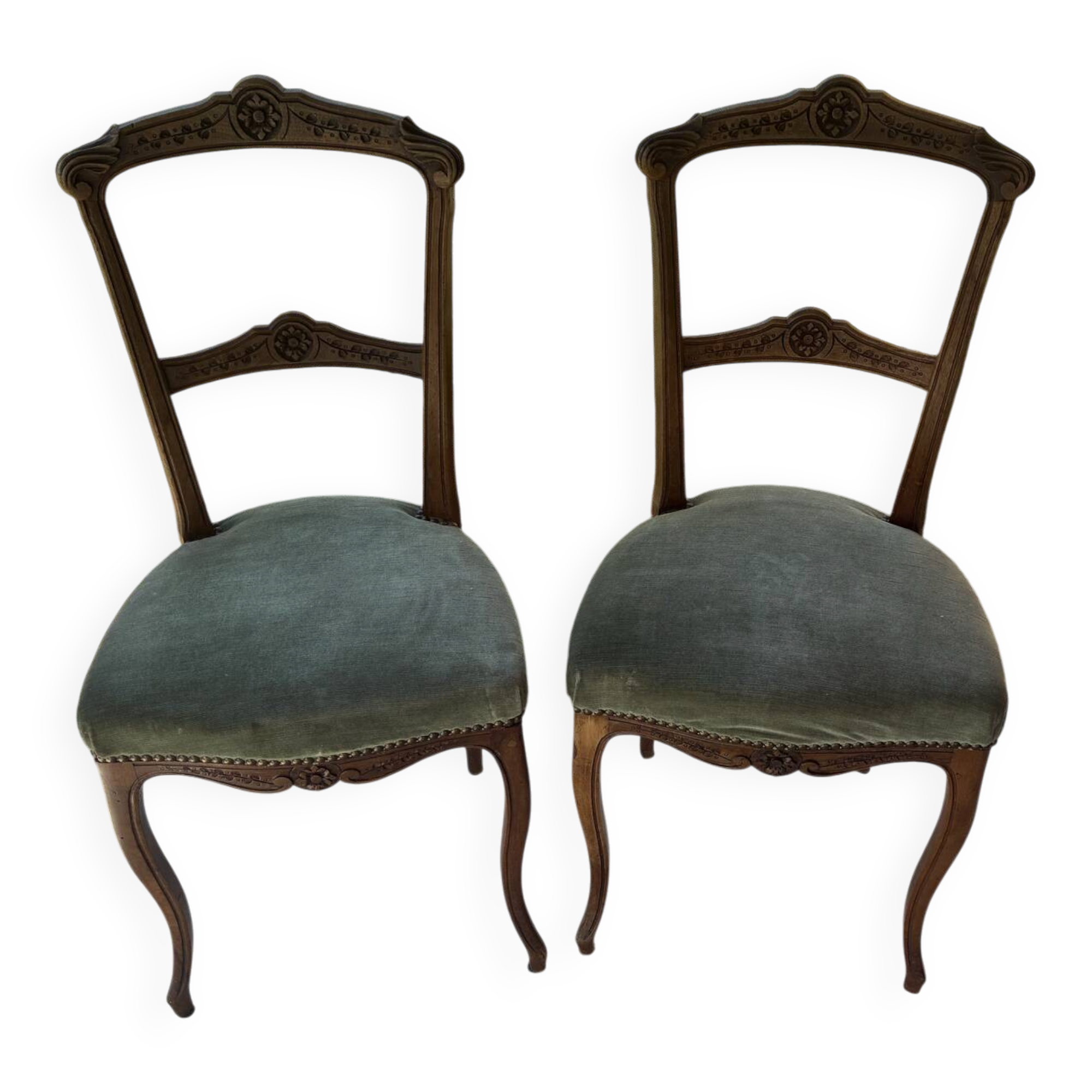 Pair of Louis XV style chairs