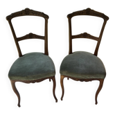 Pair of Louis XV style chairs