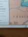 Old vintage school map MDI 1966 Belgium Luxembourg benelux